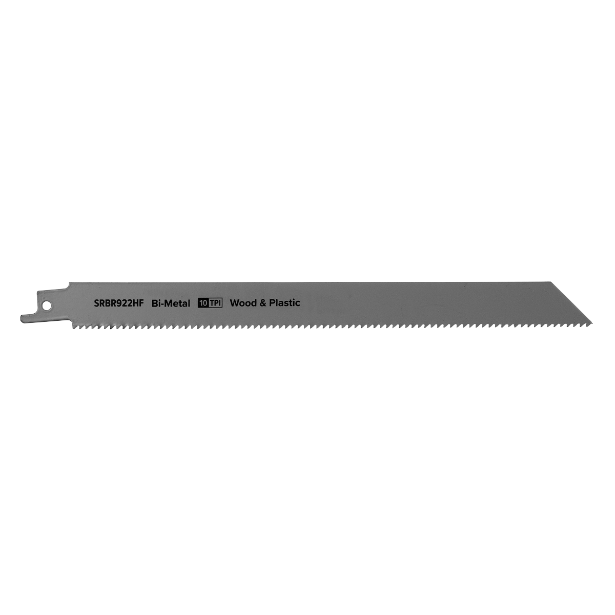 Reciprocating Saw Blade Wood & Plastics 230mm 10tpi - Pack of 5