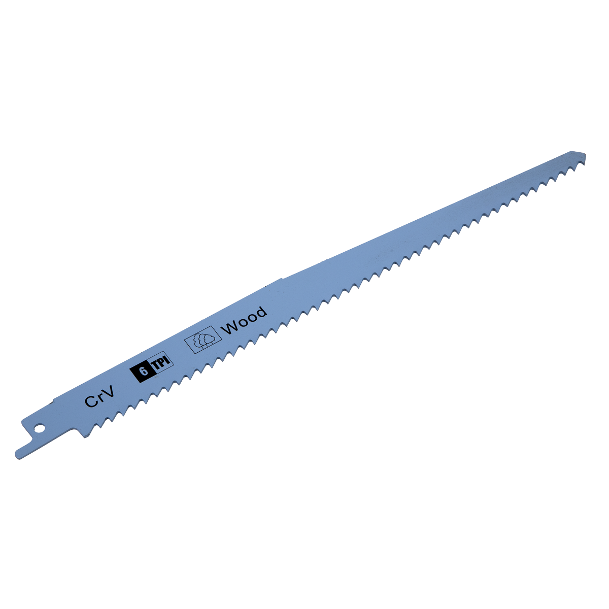 Reciprocating Saw Blade Clean Wood 230mm 6tpi - Pack of 5