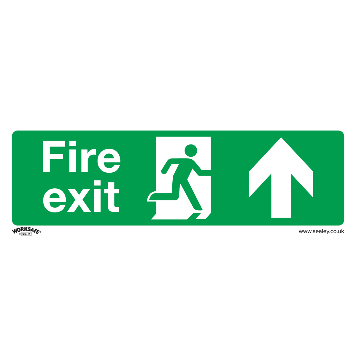 Safe Conditions Safety Sign - Fire Exit (Up) - Rigid Plastic