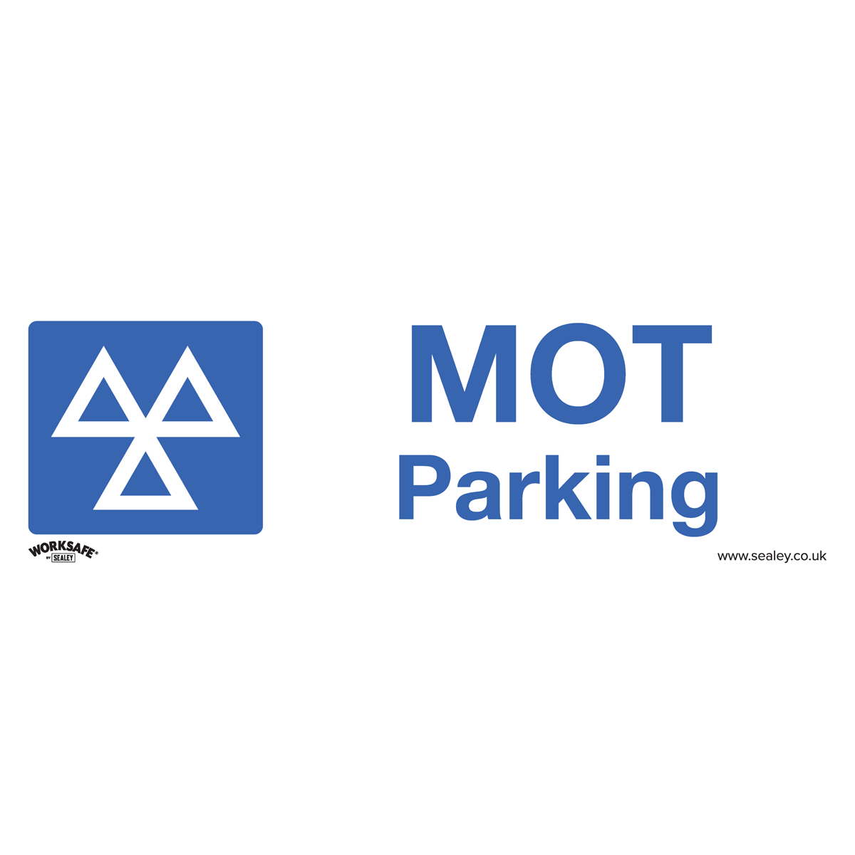 Warning Safety Sign - MOT Parking - Self-Adhesive Vinyl