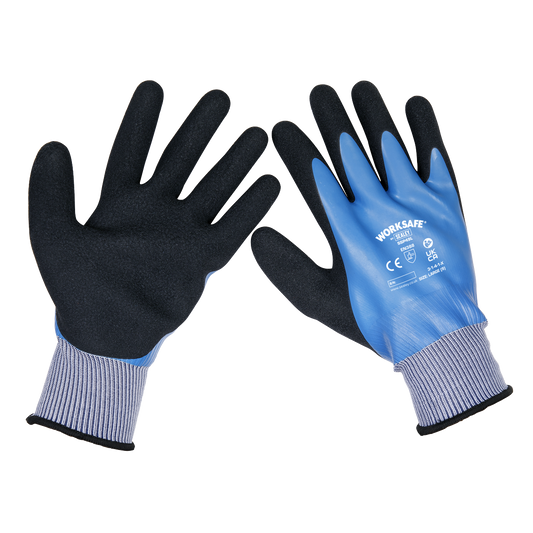 Waterproof Latex Gloves - (Large) - Pack of 6 Pairs