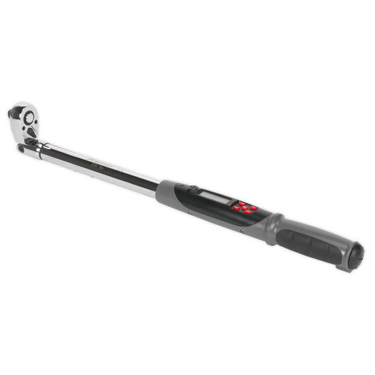 Angle Torque Wrench Flexi-Head Digital 1/2"Sq Drive 20-200Nm(14.7-147.5lb.ft)