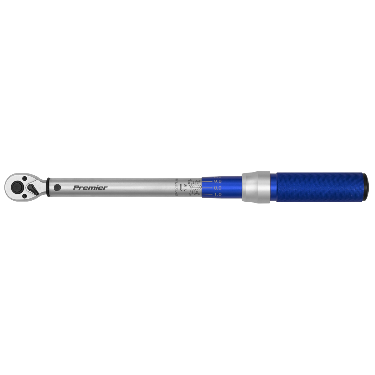 Torque Wrench Micrometer Style 3/8"Sq Drive 20-120Nm - Calibrated