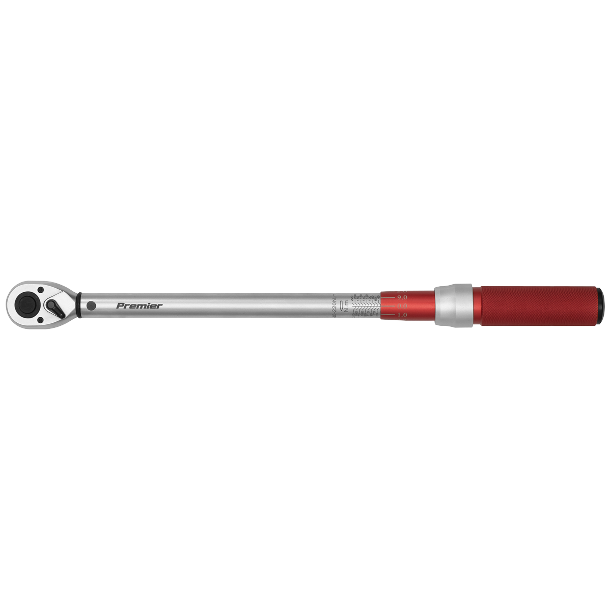 Torque Wrench Micrometer Style 1/2"Sq Drive 40-220Nm - Calibrated