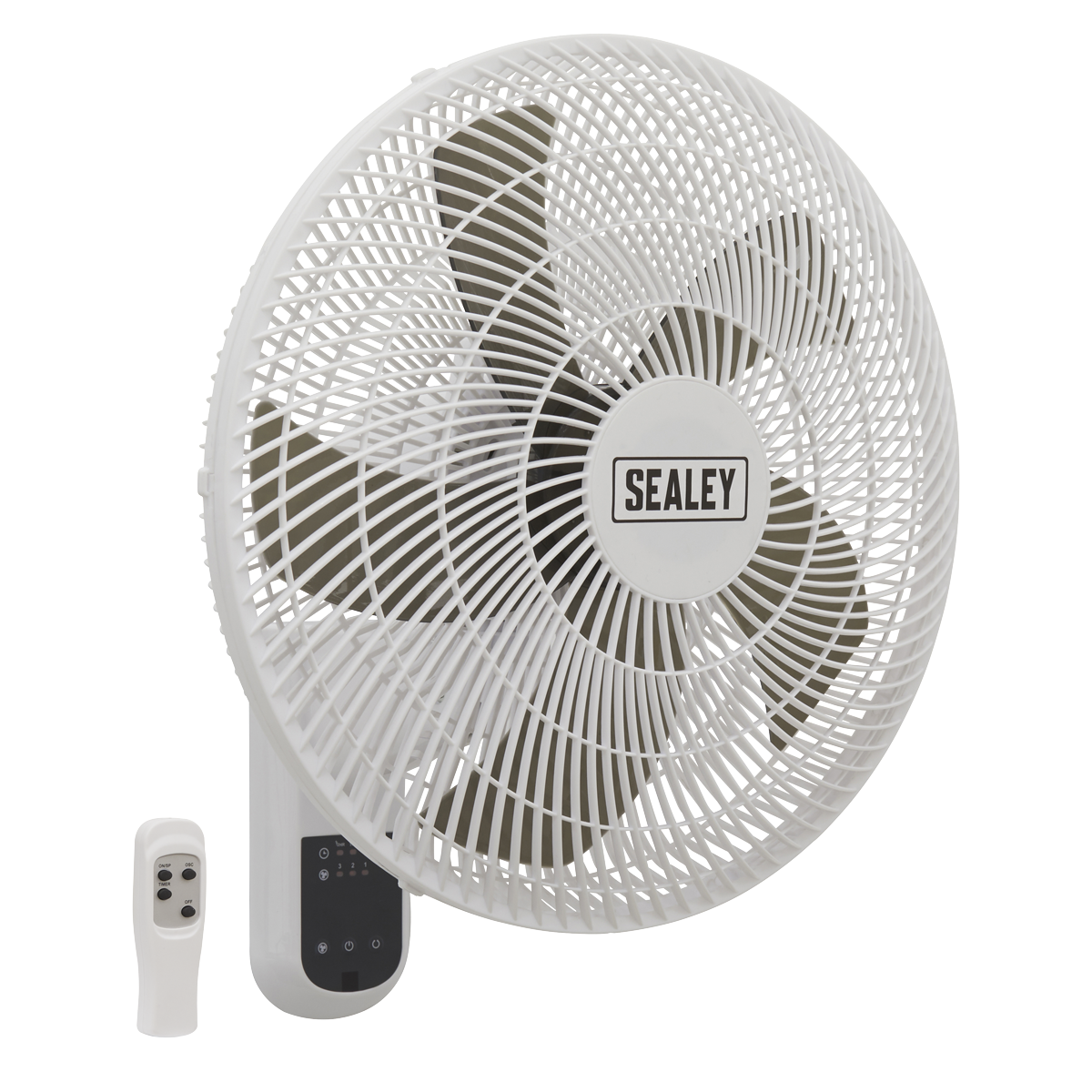 Wall Fan 3-Speed 16" with Remote Control 230V