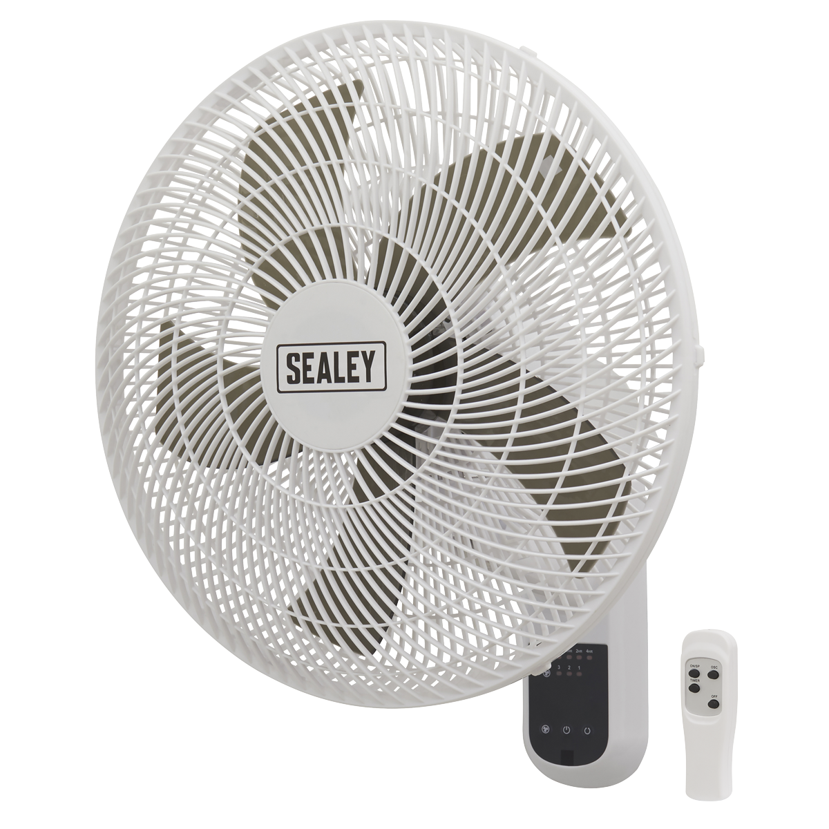 Wall Fan 3-Speed 16" with Remote Control 230V