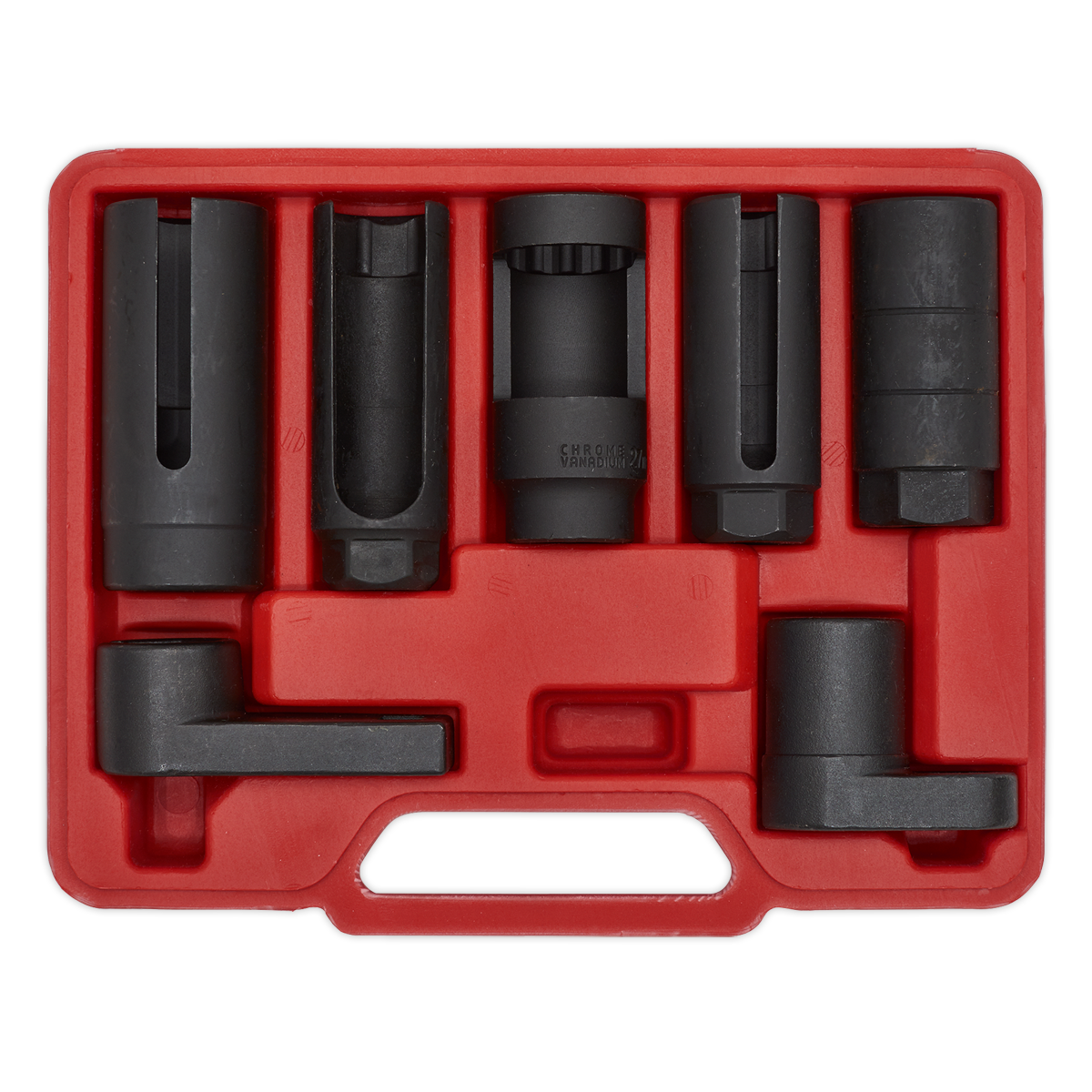 Oxygen Sensor Socket Set 7pc 3/8" & 1/2"Sq Drive