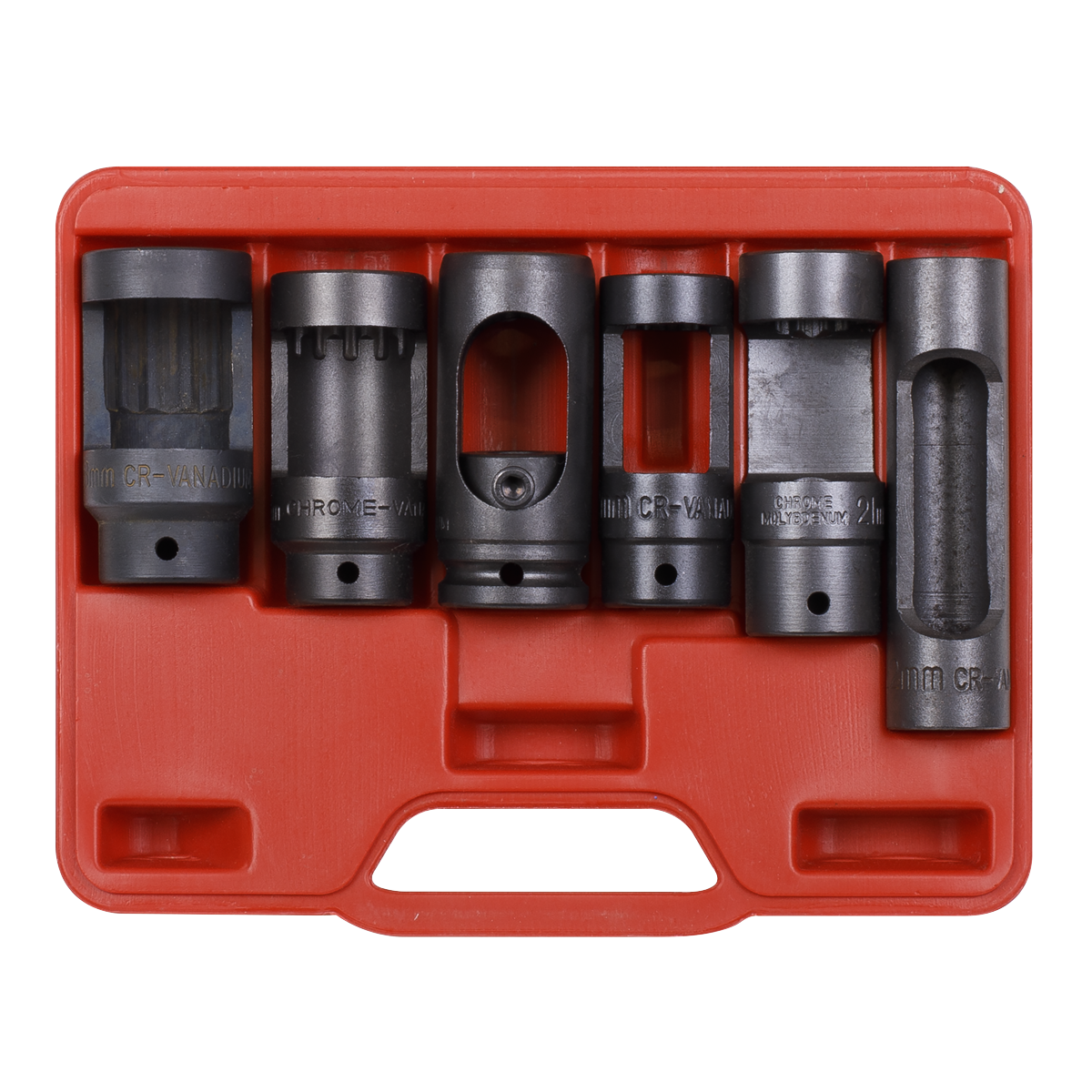 Diesel Injector Window Socket Set 6pc 1/2"Sq Drive