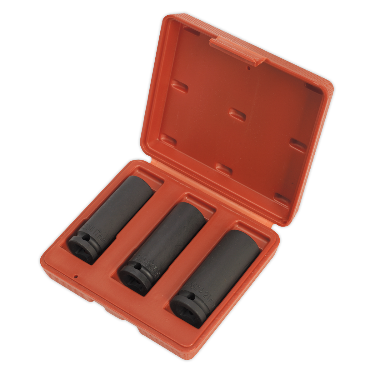 Impact Socket Set 3pc Deep 1/2"Sq Drive