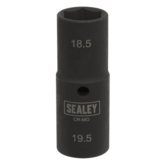 Impact Socket 1/2"Sq Drive Double Ended 18.5-19.5mm