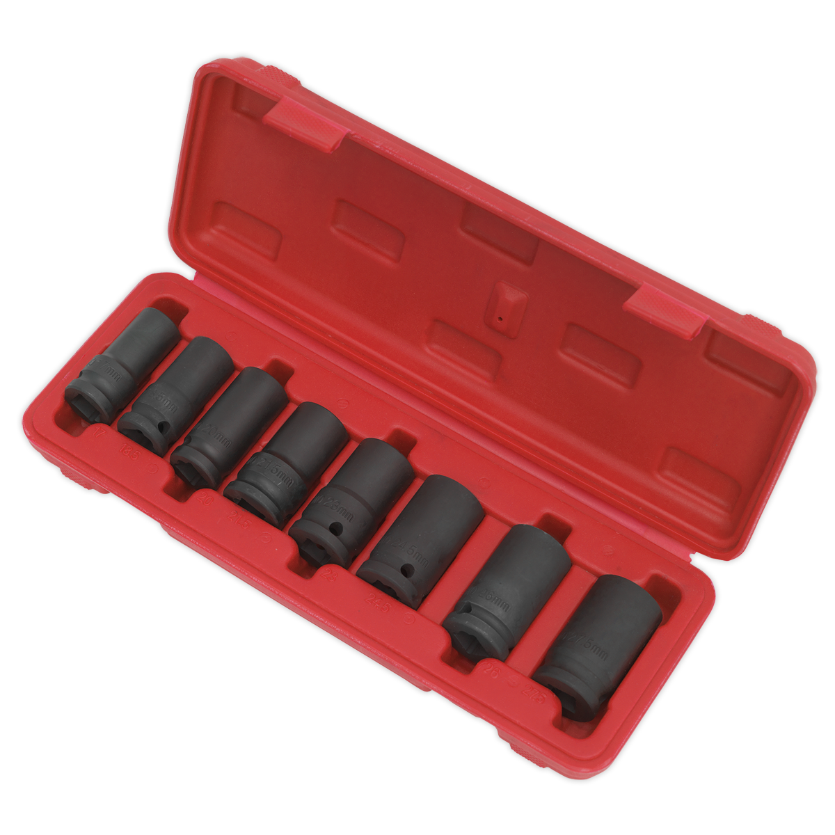 Locking Wheel Nut Removal Set 8pc 1/2"Sq Drive