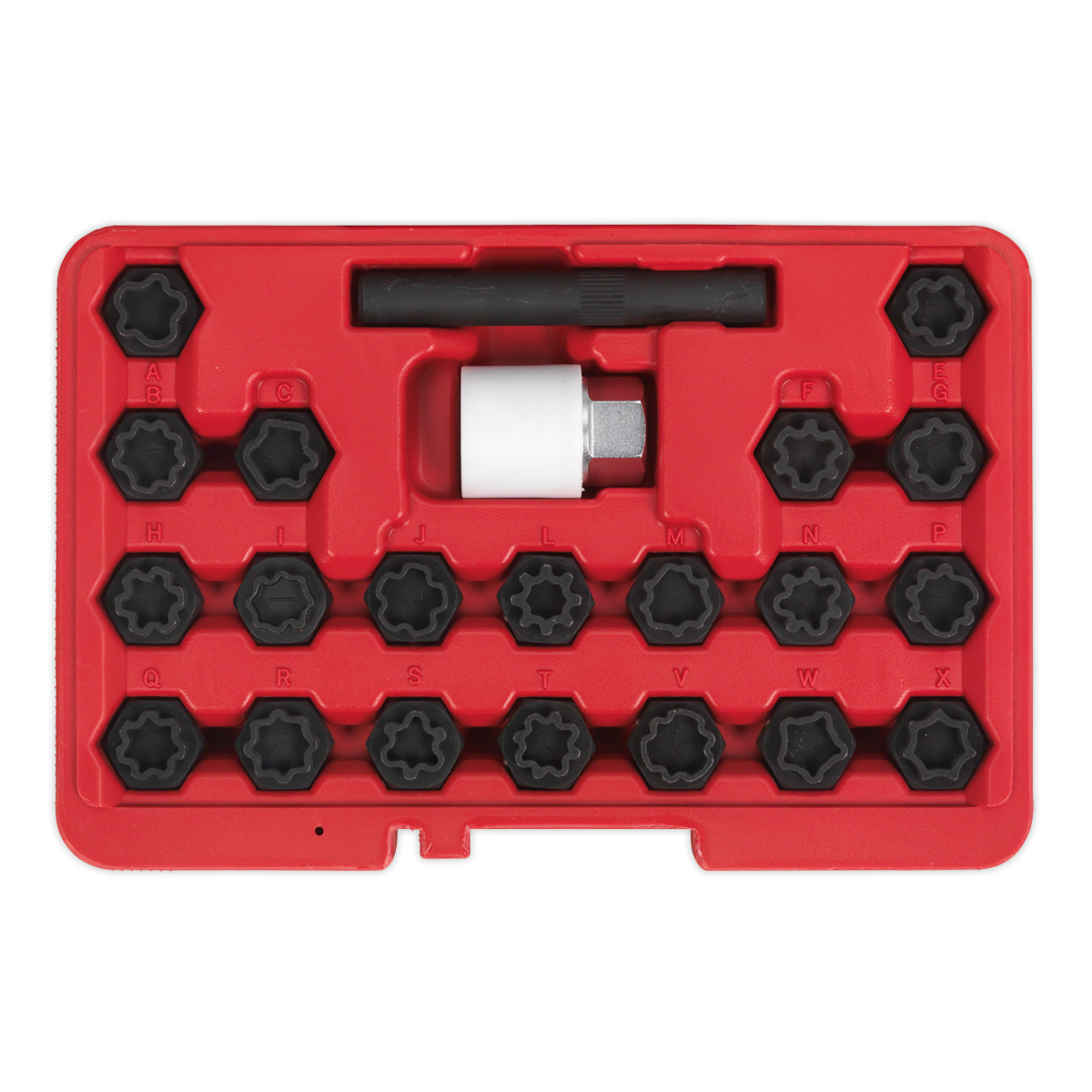 Locking Wheel Nut Key Set 22pc - Audi