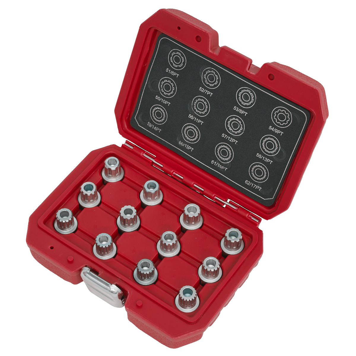 Locking Wheel Nut Key Set 12pc - VW