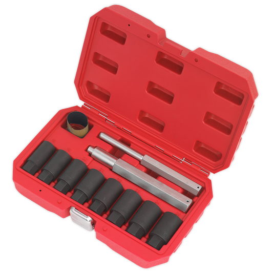 Locking Wheel Nut Removal Set 10pc