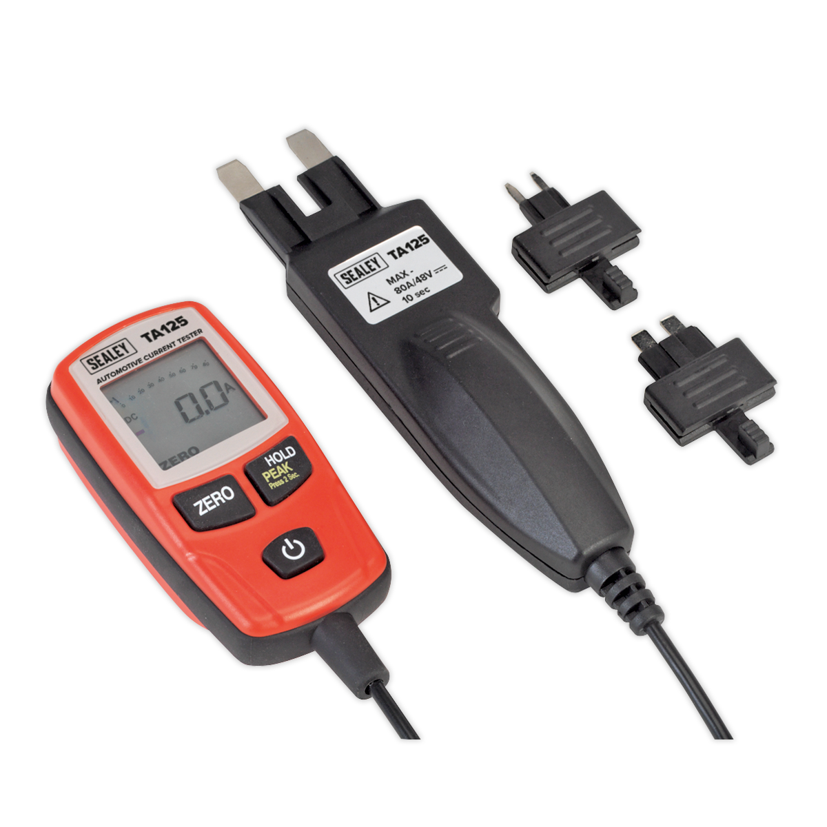 Automotive Current Tester 80A - Mini, Standard & Maxi Blade Fuses