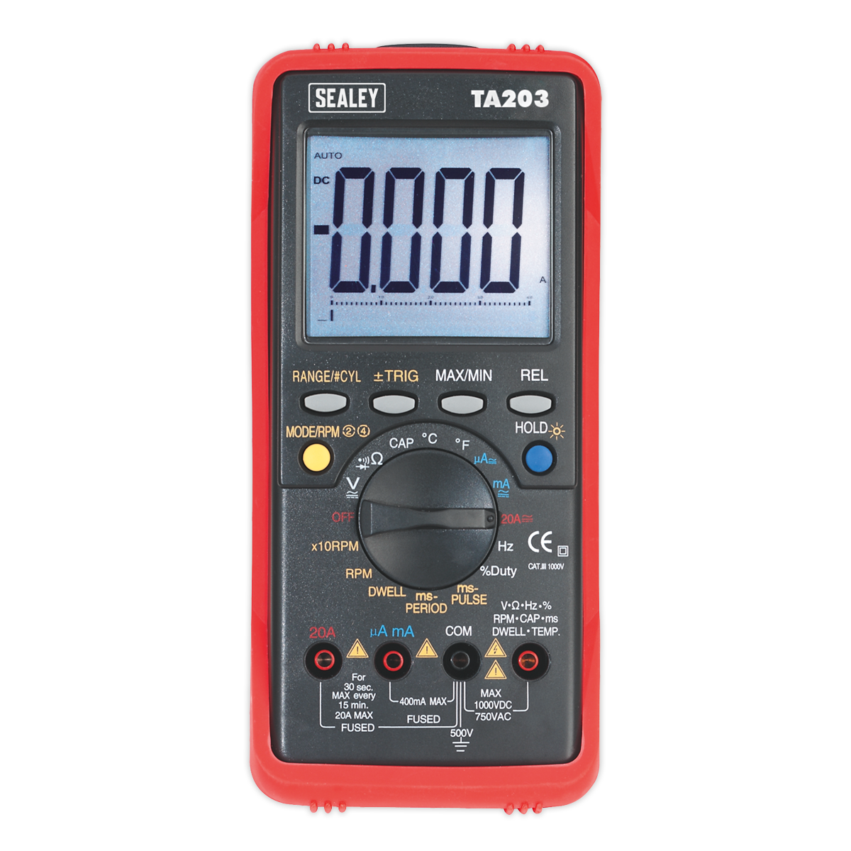 Digital Automotive Multimeter 15-Function Bar Graph/PC Link