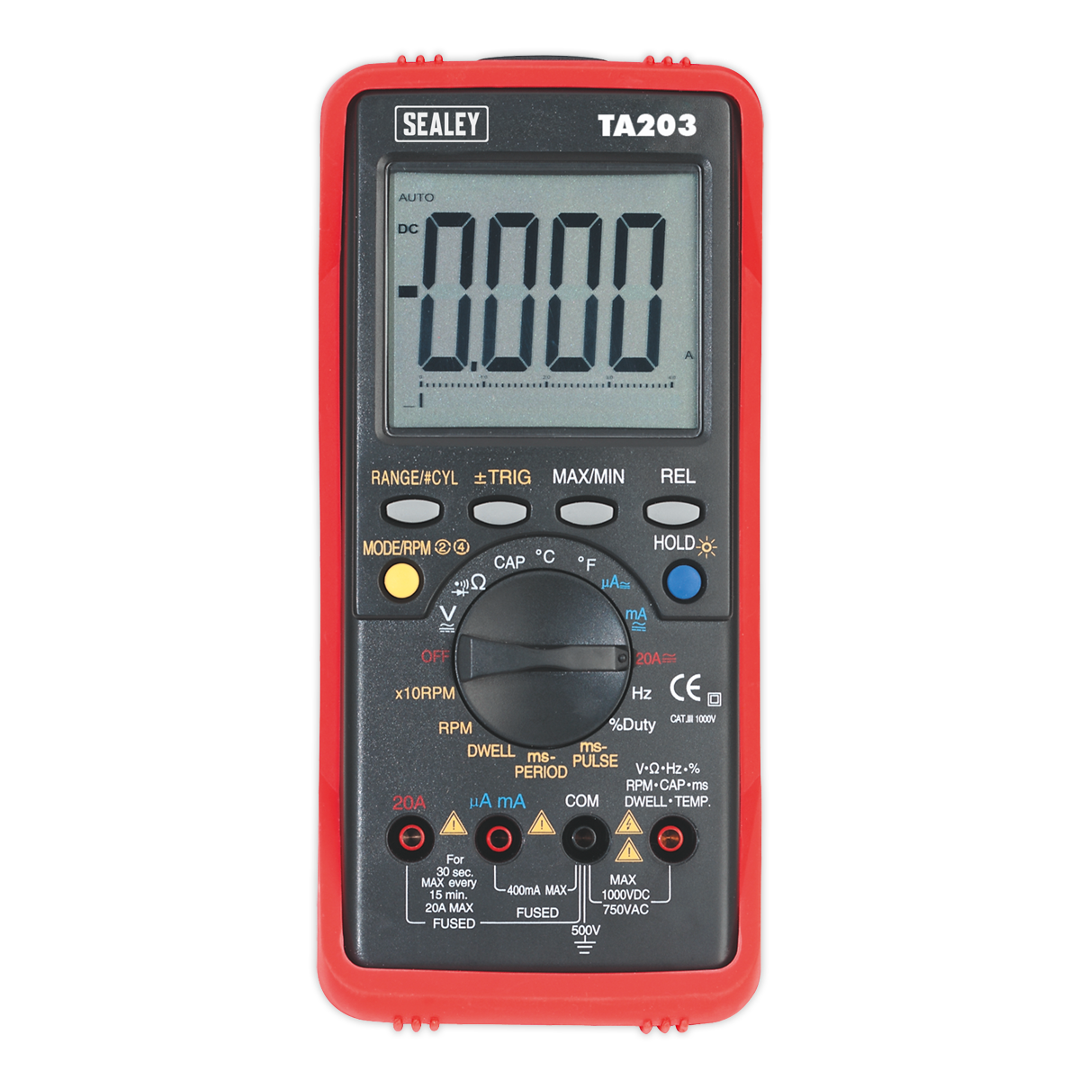 Digital Automotive Multimeter 15-Function Bar Graph/PC Link