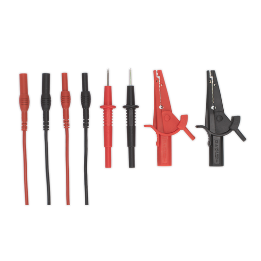 Automotive Test Lead & Crocodile Clip Set 6pc