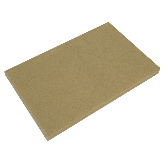 Tan Buffer Pads 12 x 18 x 1" - Pack of 5