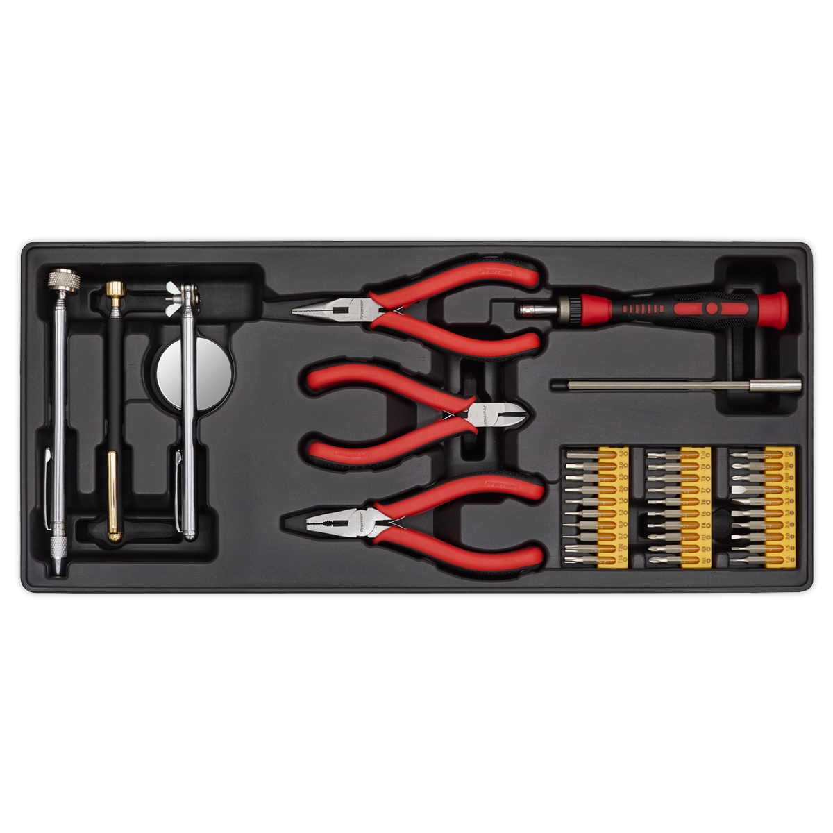 Tool Tray with Precision & Pick-Up Tool Set 38pc