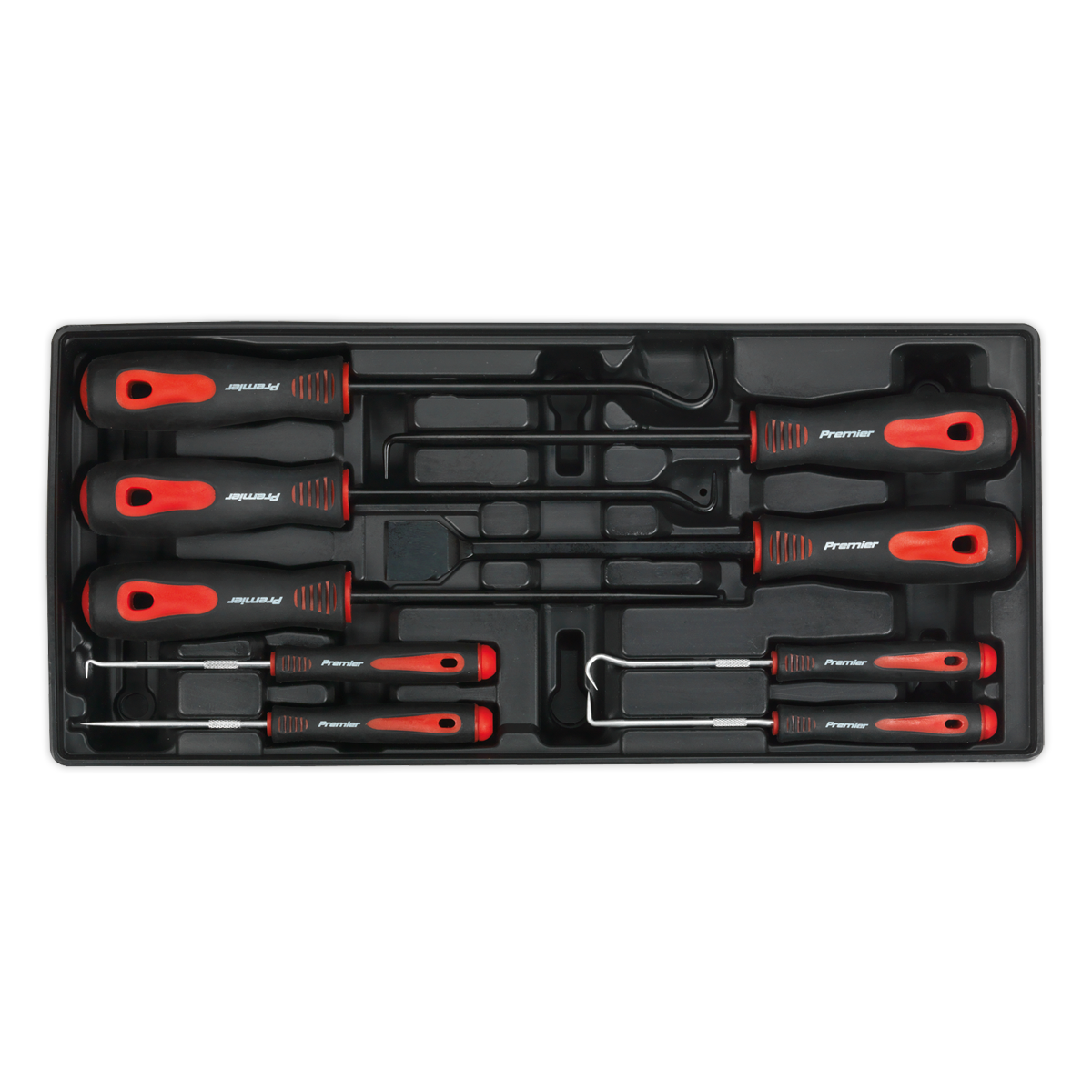 Tool Tray with Scraper & Hook Set 9pc