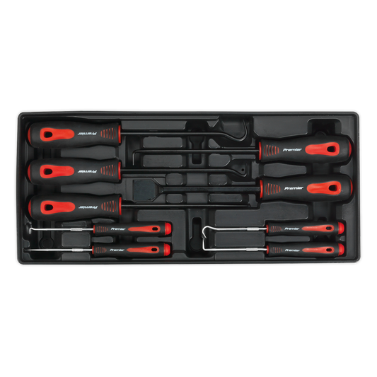 Tool Tray with Scraper & Hook Set 9pc