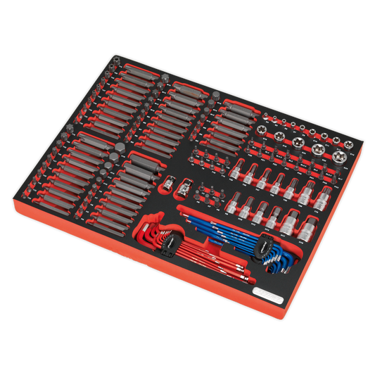 Tool Tray with Specialised Bits & Sockets 177pc