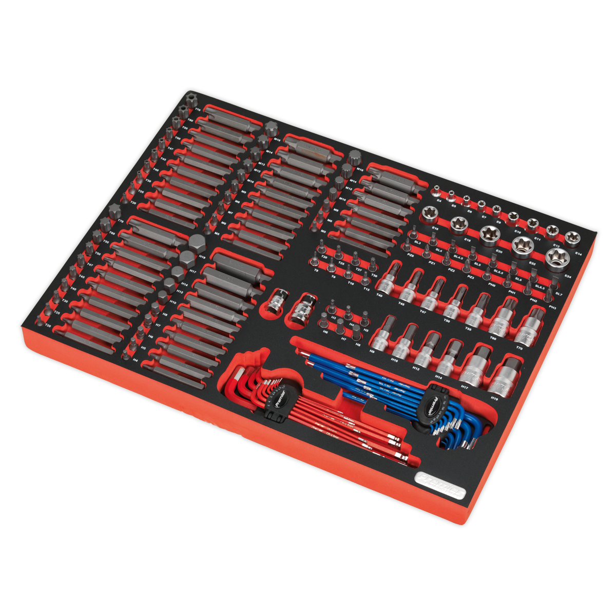 Tool Chest Combination 23 Drawer with Ball-Bearing Slides - Black with 446pc Tool Kit
