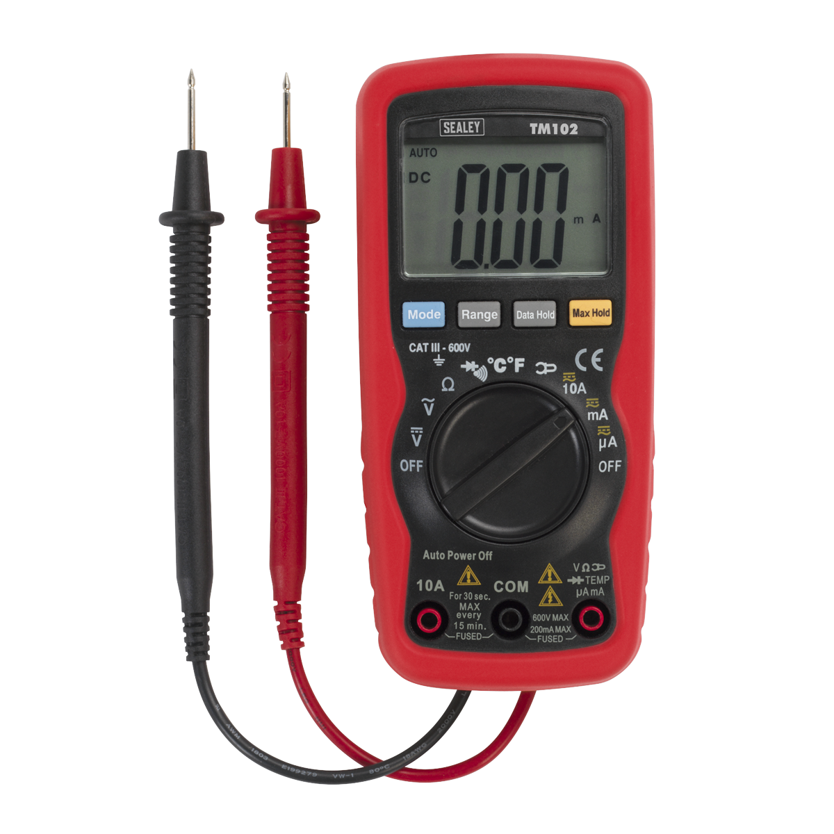 Professional Auto-Ranging Digital Multimeter - 8-Function