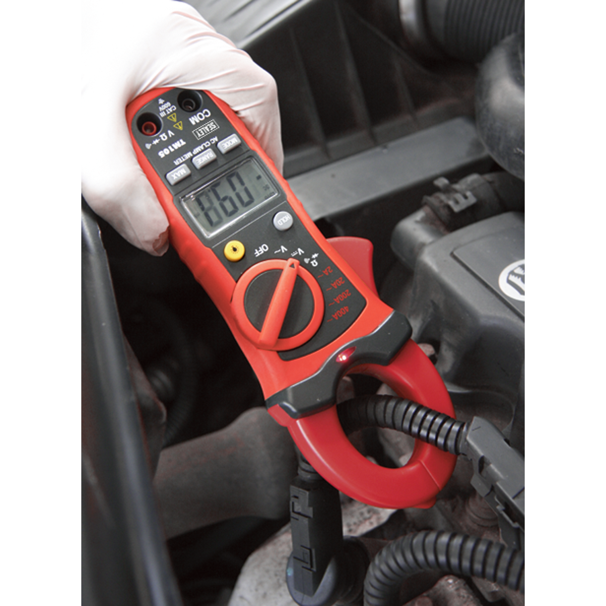 Professional Auto-Ranging Digital Clamp Meter NCVD - 6-Function