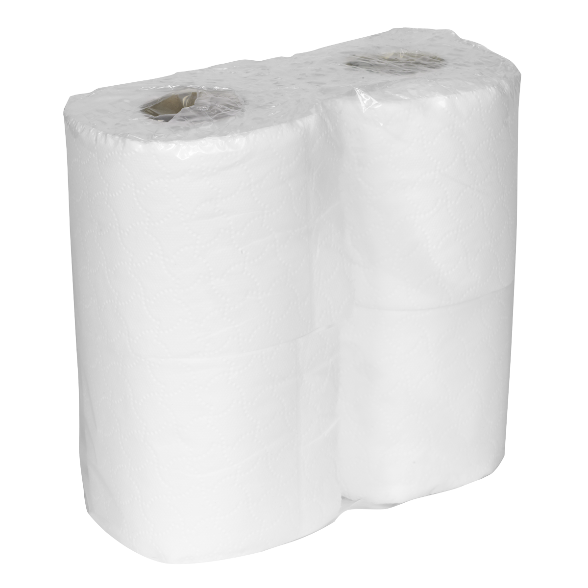 Plain White Toilet Roll - Pack of 4 x 10 (40 Rolls)