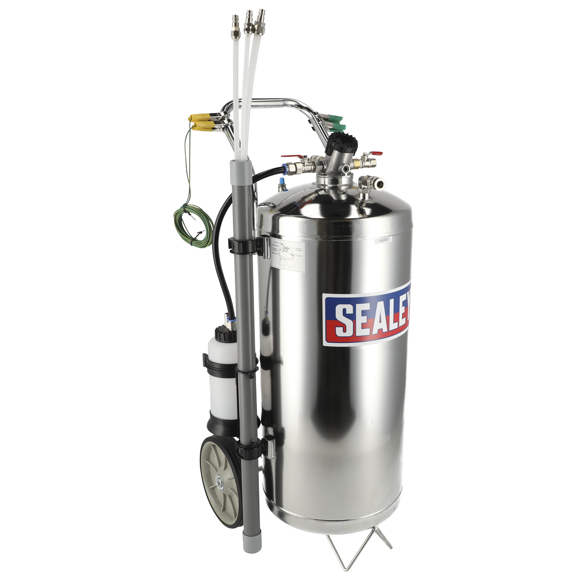 Air Operated Fuel Drainer 40L Stainless Steel