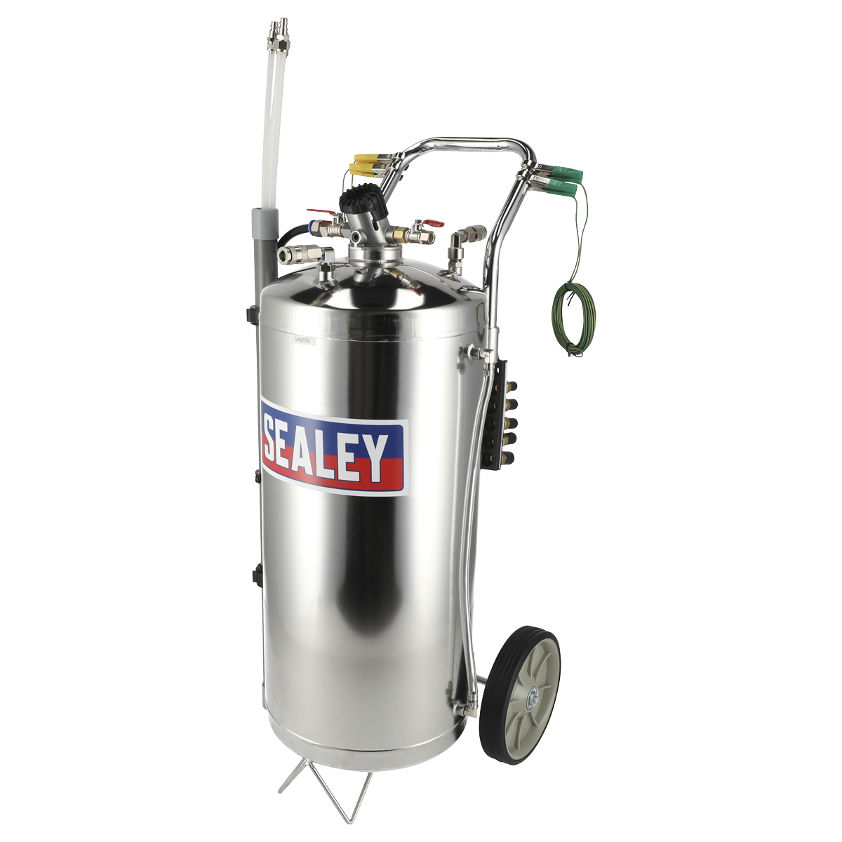 Air Operated Fuel Drainer 40L Stainless Steel