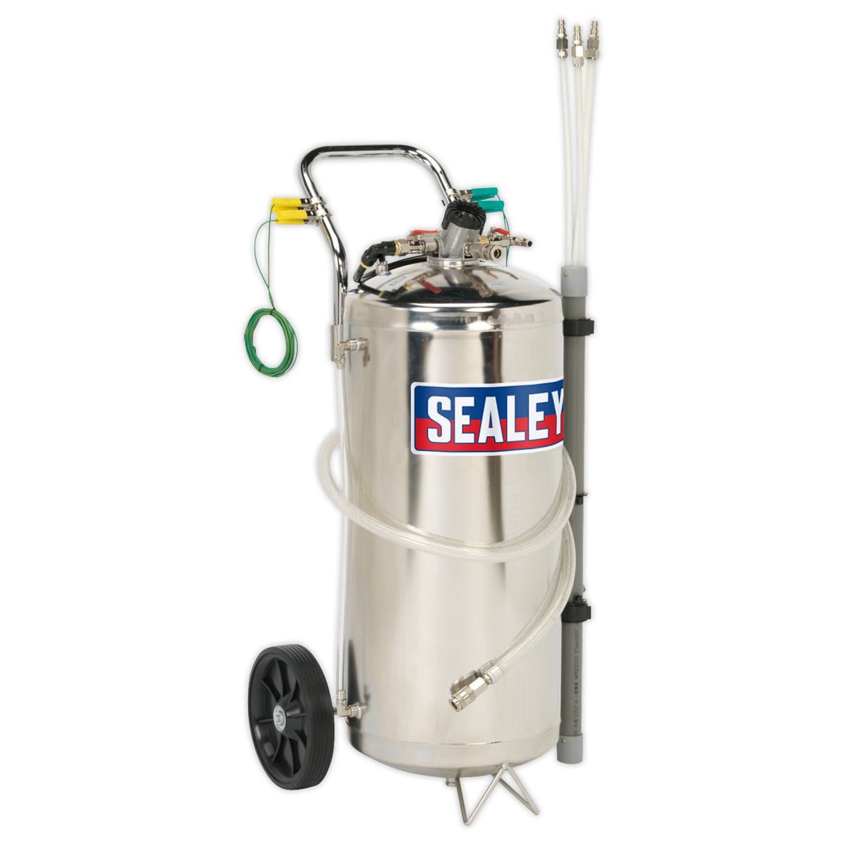 Air Operated Fuel Drainer 40L Stainless Steel