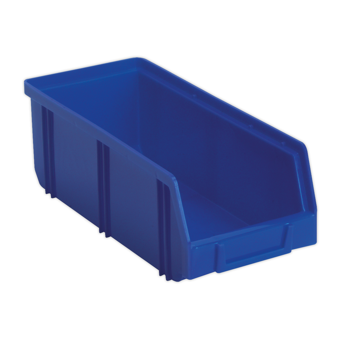 Plastic Storage Bin Deep 105 x 240 x 85mm - Blue Pack of 28