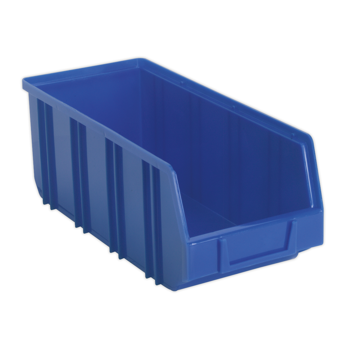 Plastic Storage Bin Deep 145 x 335 x 125mm Blue Pack of 16