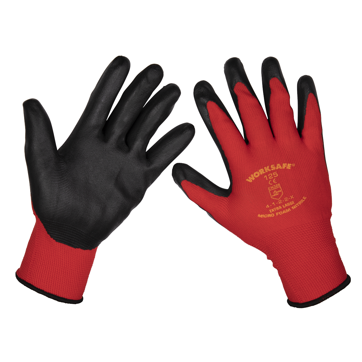 Flexi Grip Nitrile Palm Gloves (X-Large) - Pack of 6 Pairs