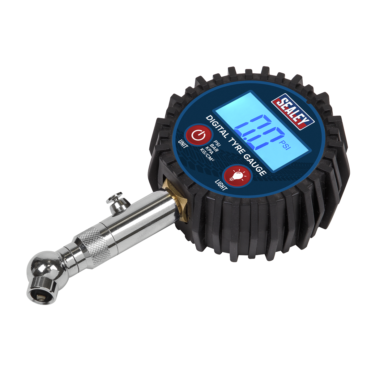 Digital Tyre Pressure Gauge with Swivel Head & Quick Release