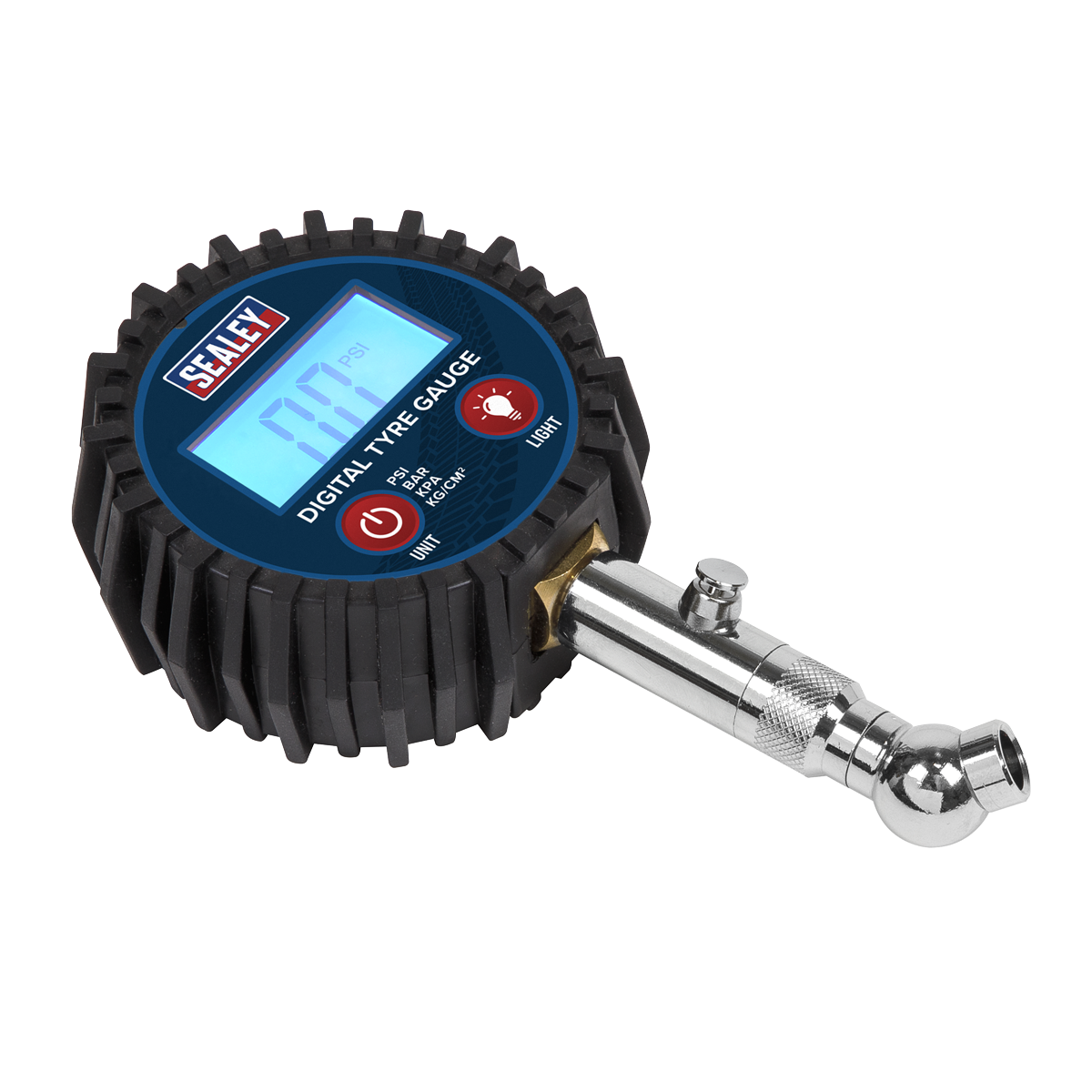 Digital Tyre Pressure Gauge with Swivel Head & Quick Release