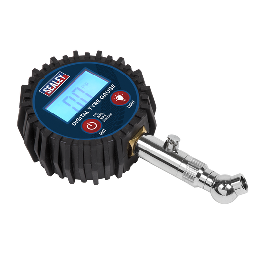 Digital Tyre Pressure Gauge with Swivel Head & Quick Release