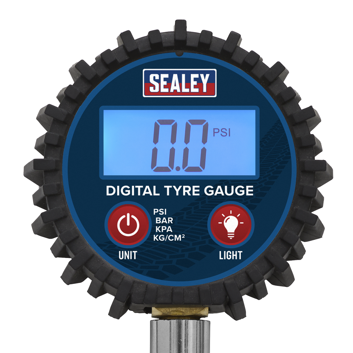 Digital Tyre Pressure Gauge with Push-On Connector