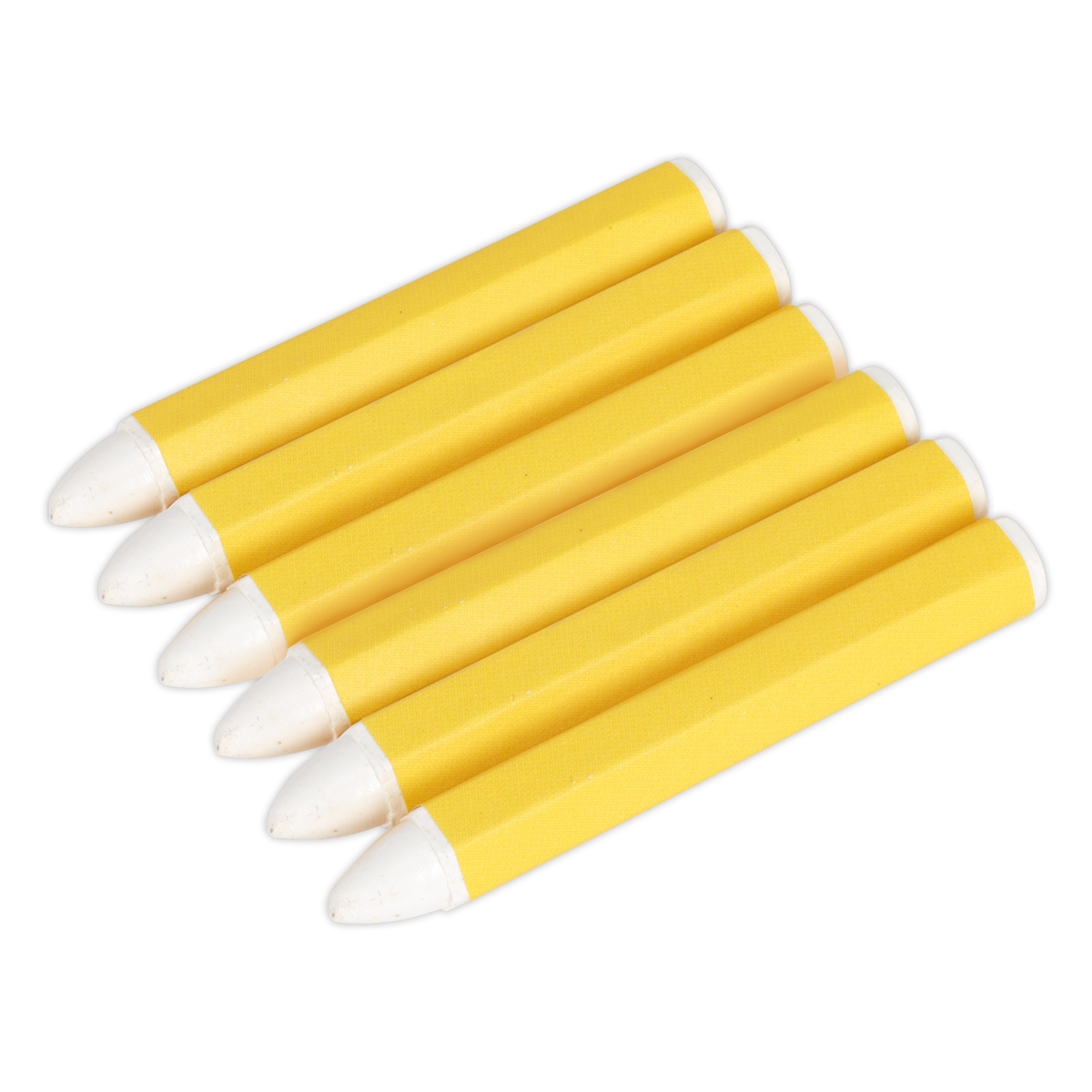 Tyre Marking Crayon - White Pack of 6