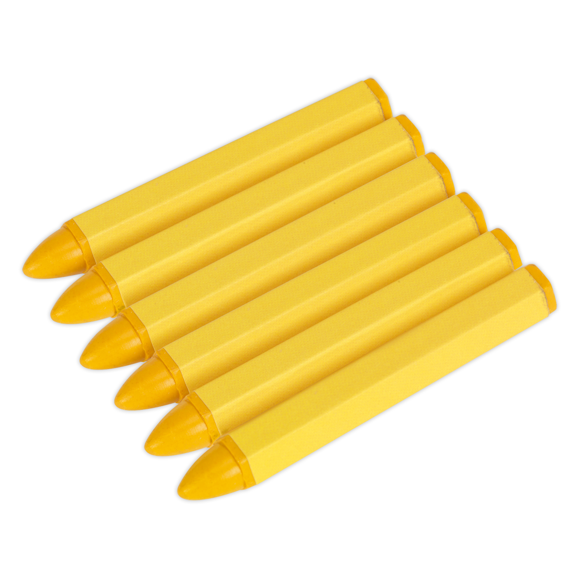 Tyre Marking Crayon - Yellow Pack of 6