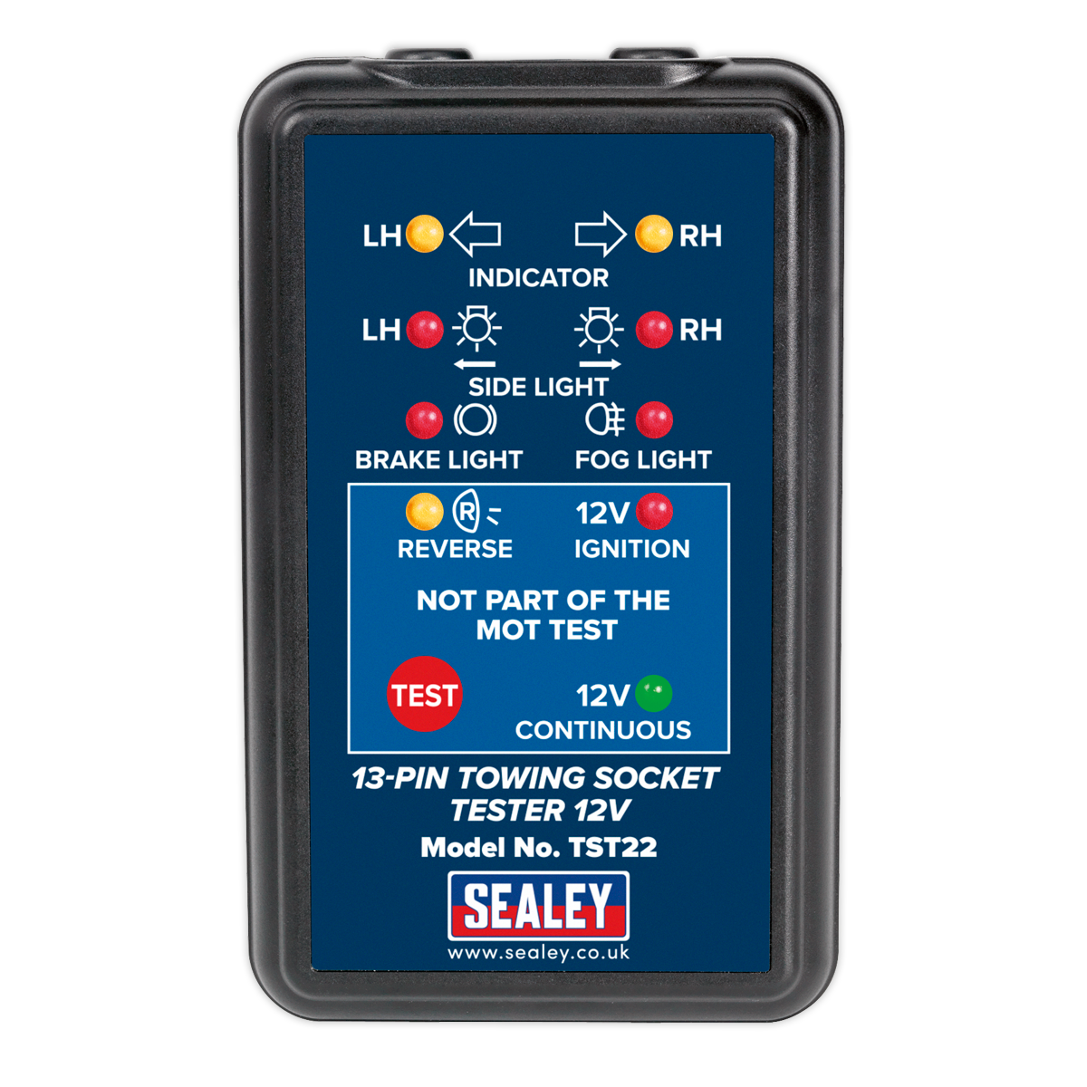 Towing Socket Tester 13-Pin 12V - DVSA Approved