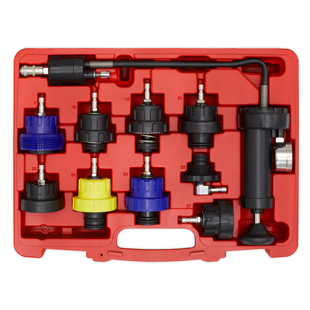 Cooling System Pressure Test Kit 10pc