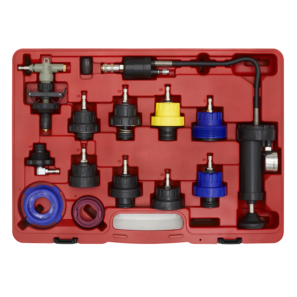 Cooling System Pressure Test Kit 13pc