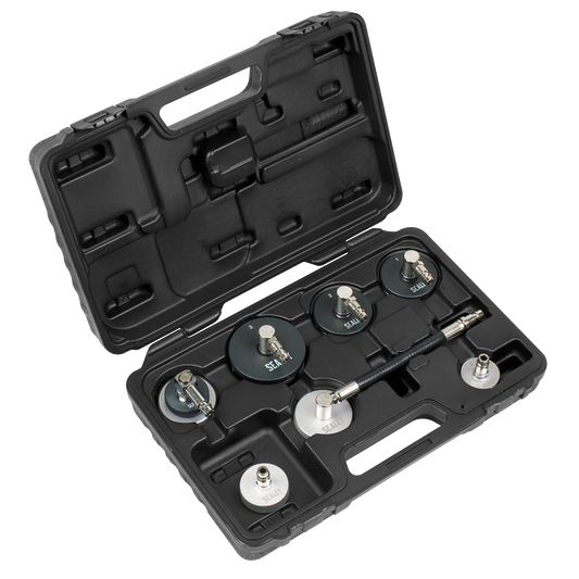 7pc Brake & Clutch Pressure Bleeder Cap Set