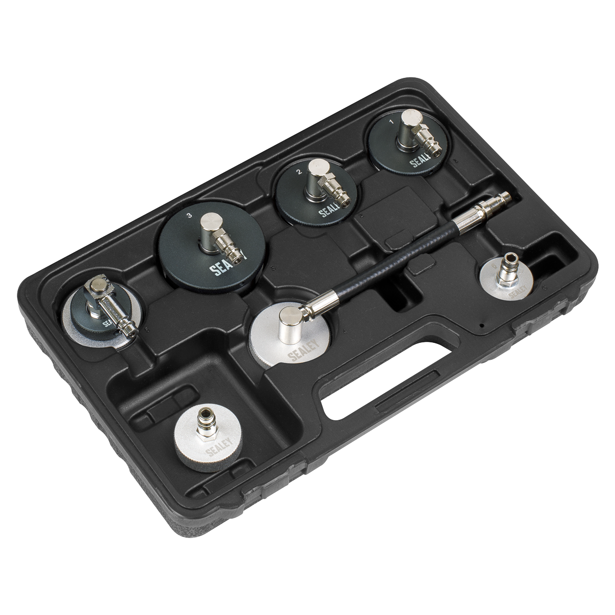 7pc Brake & Clutch Pressure Bleeder Cap Set