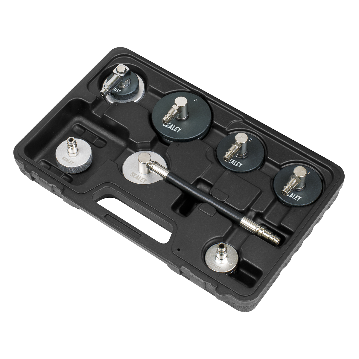 7pc Brake & Clutch Pressure Bleeder Cap Set