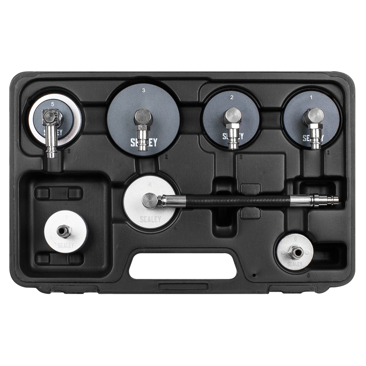 7pc Brake & Clutch Pressure Bleeder Cap Set